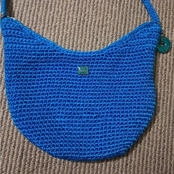 The Sak Blue Knit Women's Bag - Picture 5 of 10